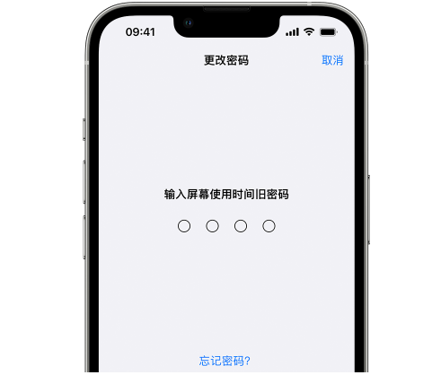 黑山iPhone屏幕维修分享iPhone屏幕使用时间密码忘记了怎么办 