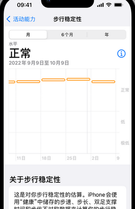 黑山iPhone手机维修如何在iPhone开启'步行稳定性通知'