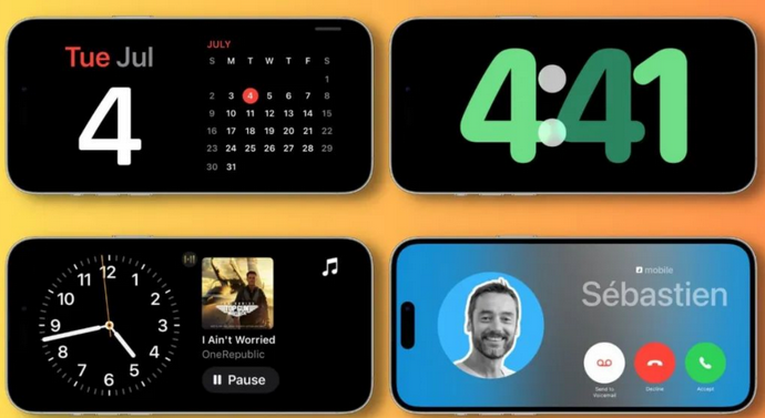 黑山苹果手机维修分享iOS17横屏充电待机显示有什么好处 