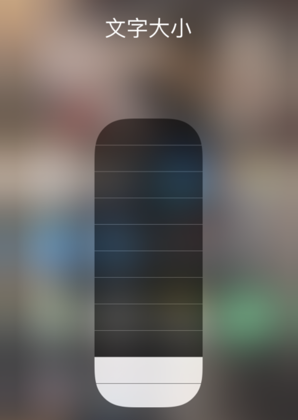 黑山苹果手机维修分享小技巧：在 iPhone 控制中心快速调节字体大小 